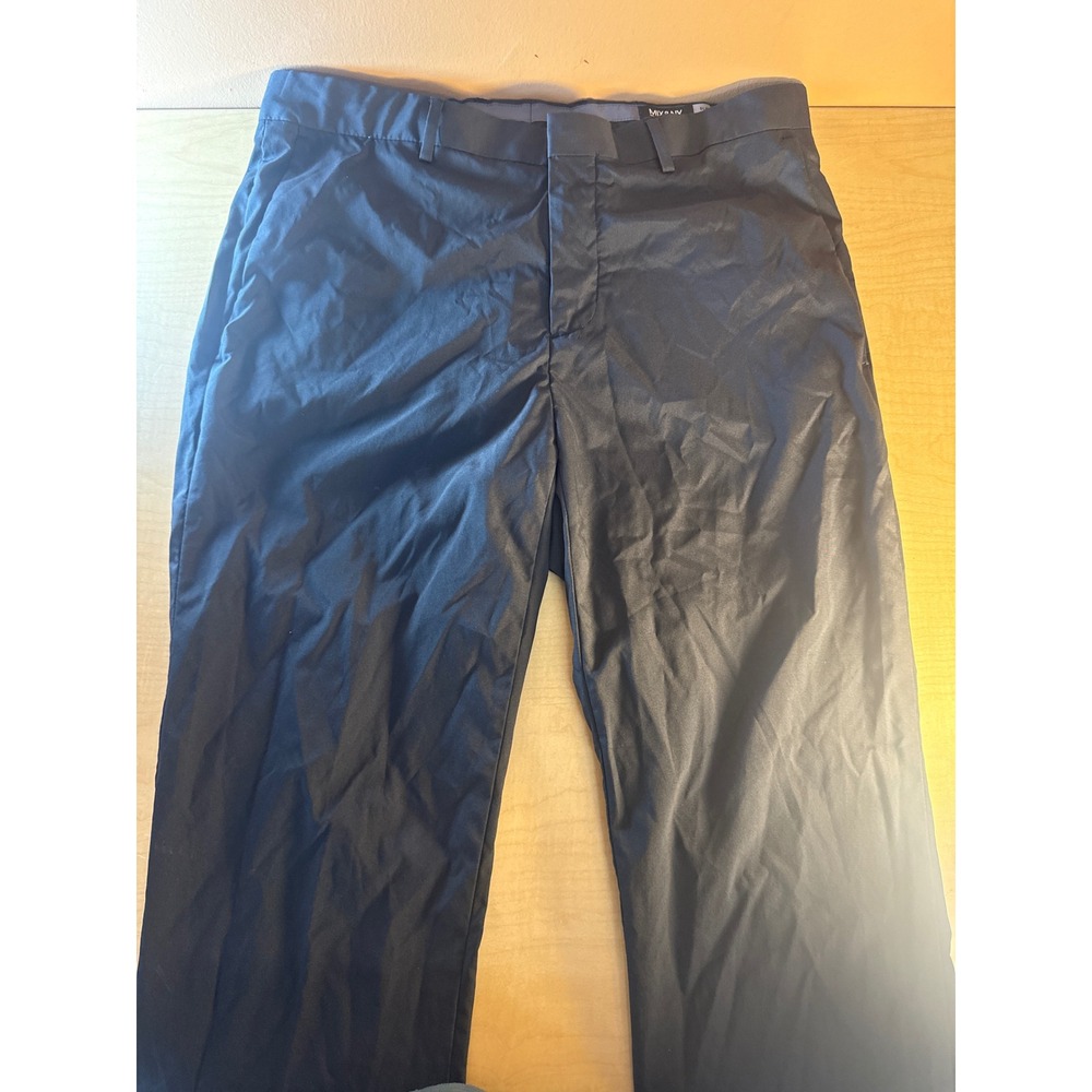 MIX&NY Performance Slim Fit Pants Mens‎ 34x32 Black Trousers Chinos